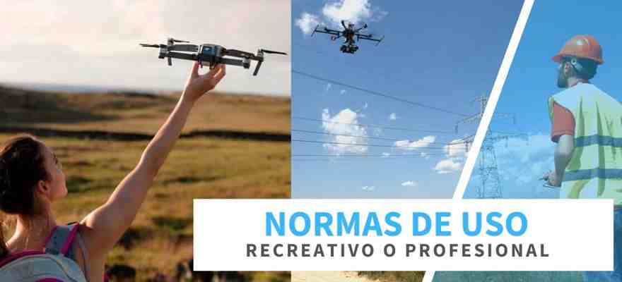 Uso Profesional de drones y recreativo: ¿Cuáles son las diferencias?